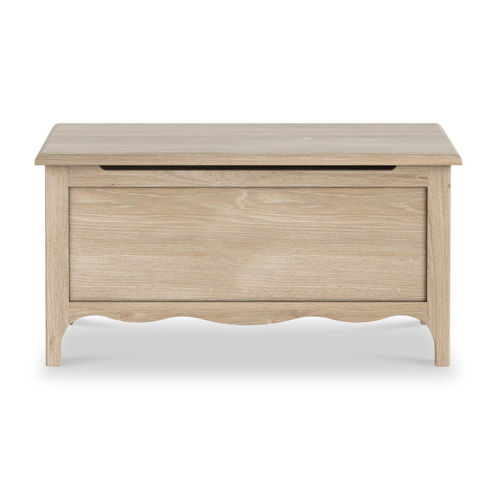 Celine Washed Oak Blanket Box