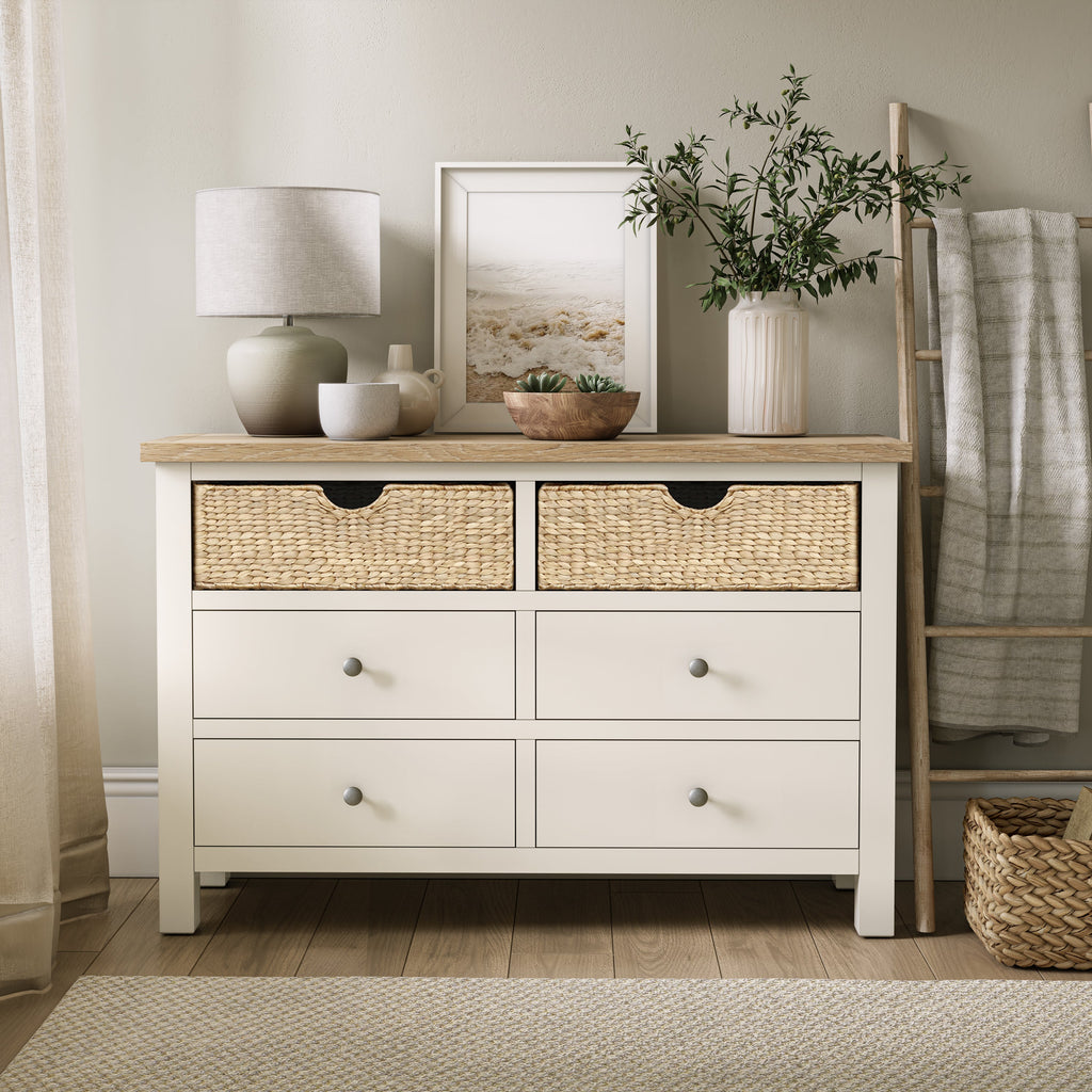 Farro Basket 6 Drawer Chest