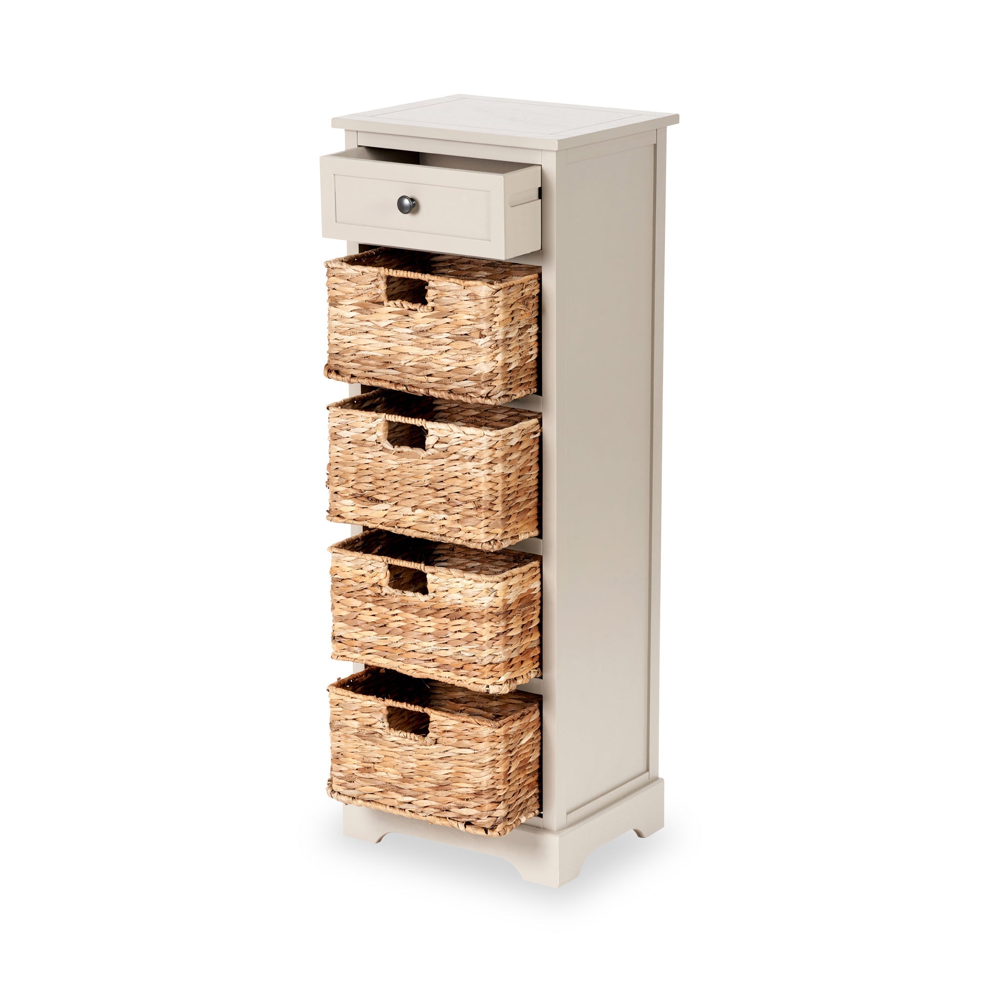 Devonshire Pine Tallboy with Baskets