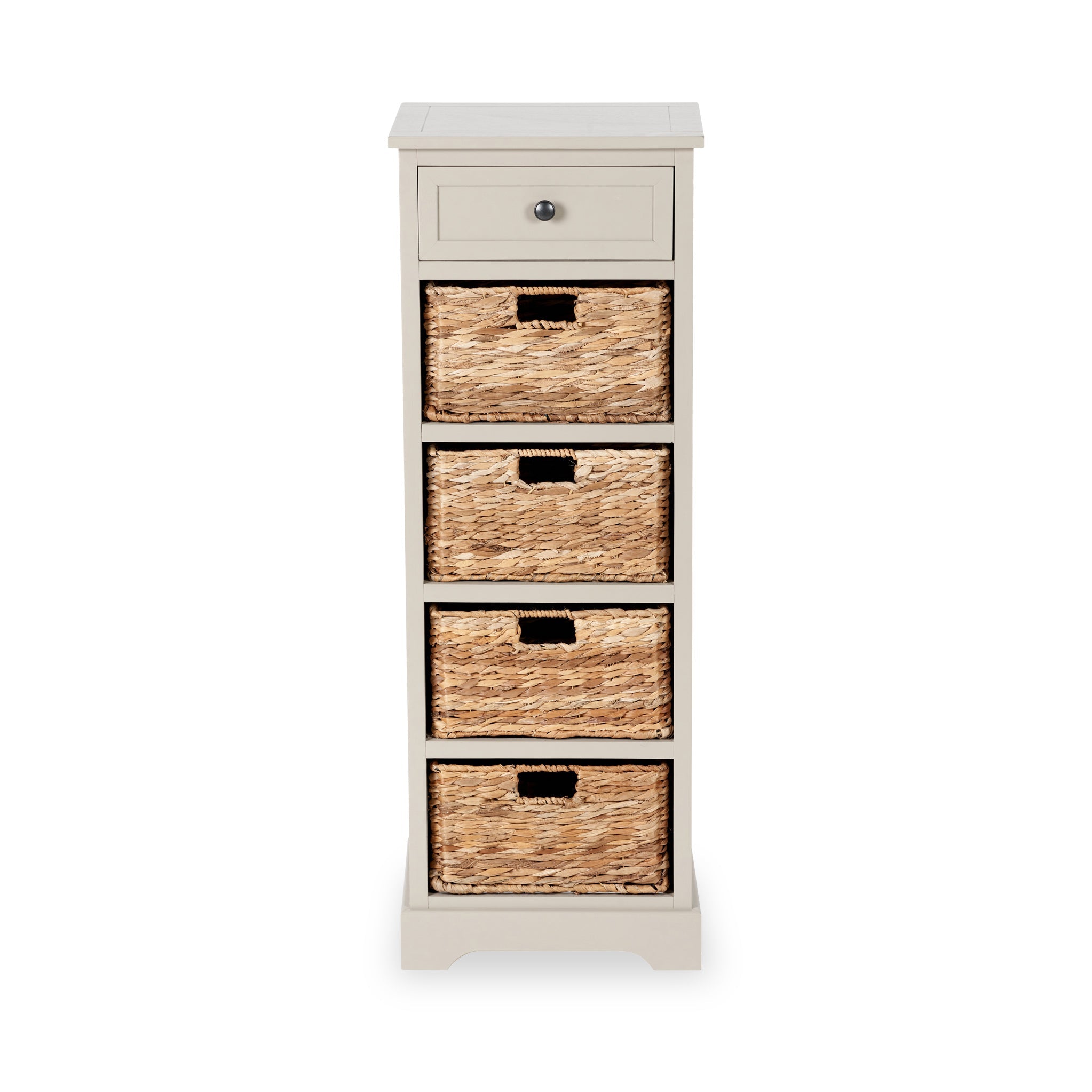Devonshire Pine Tallboy with Baskets