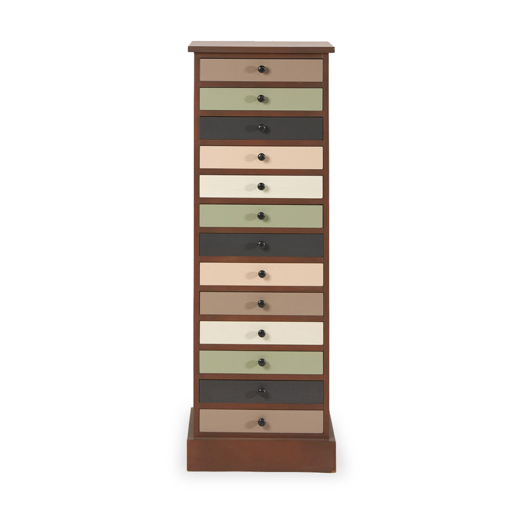 Loft Pine 13 Drawer Tallboy