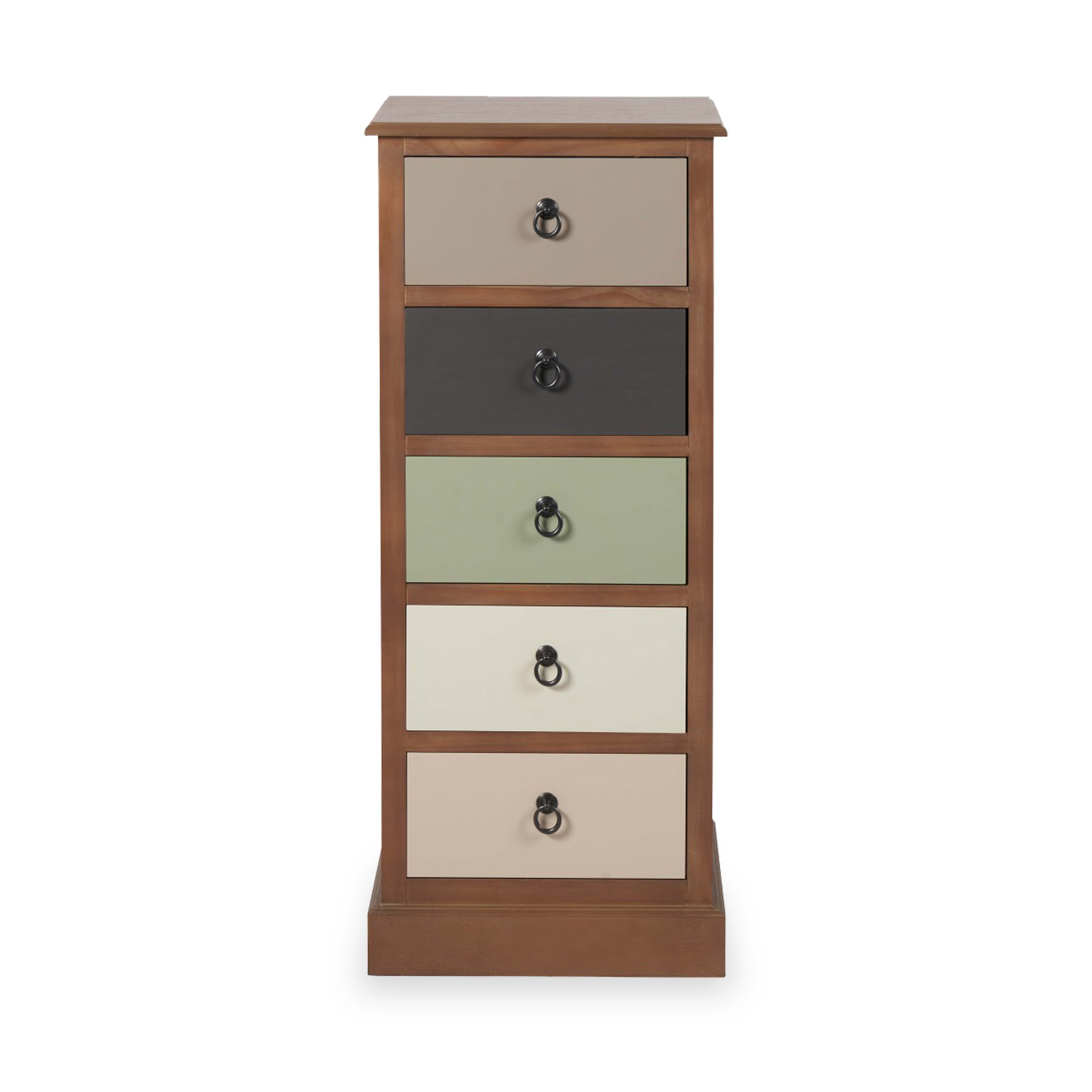 Loft Pine 5 Drawer Tallboy