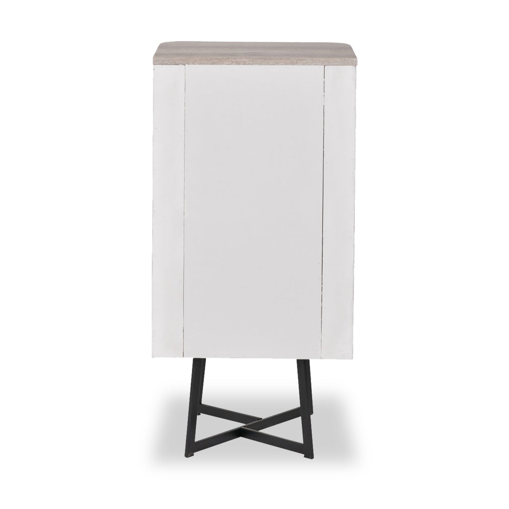 Ukiah Oak Effect 5 Drawer Tallboy