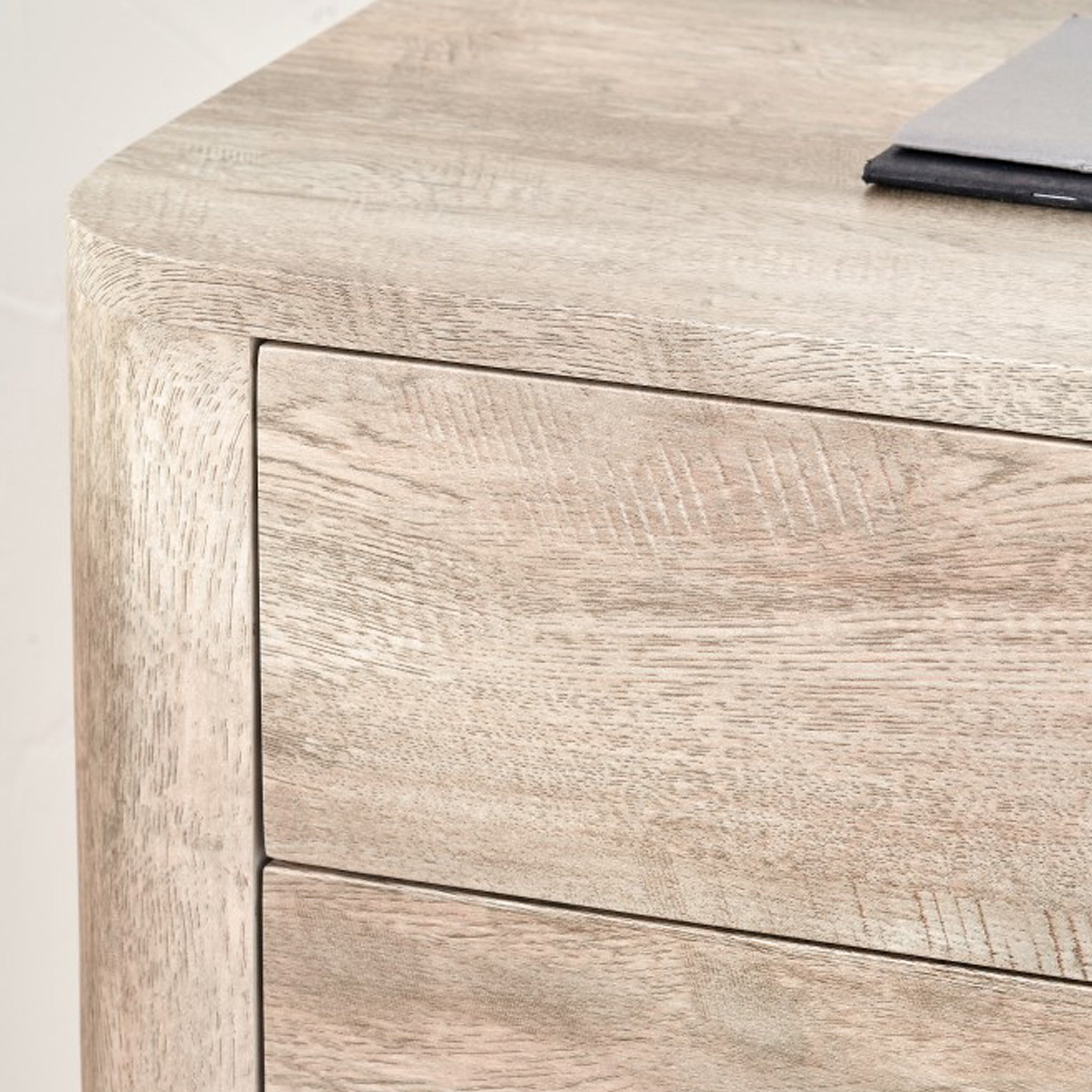 Ukiah Oak Effect 5 Drawer Tallboy