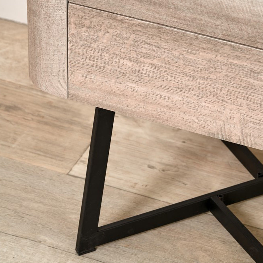 Ukiah Oak Effect 5 Drawer Tallboy