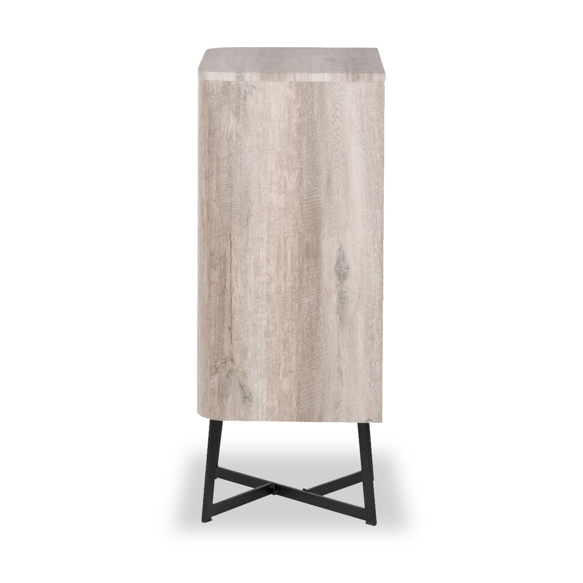 Ukiah Oak Effect 5 Drawer Tallboy