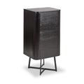 Ukiah Black Ash 5 Drawer Tallboy