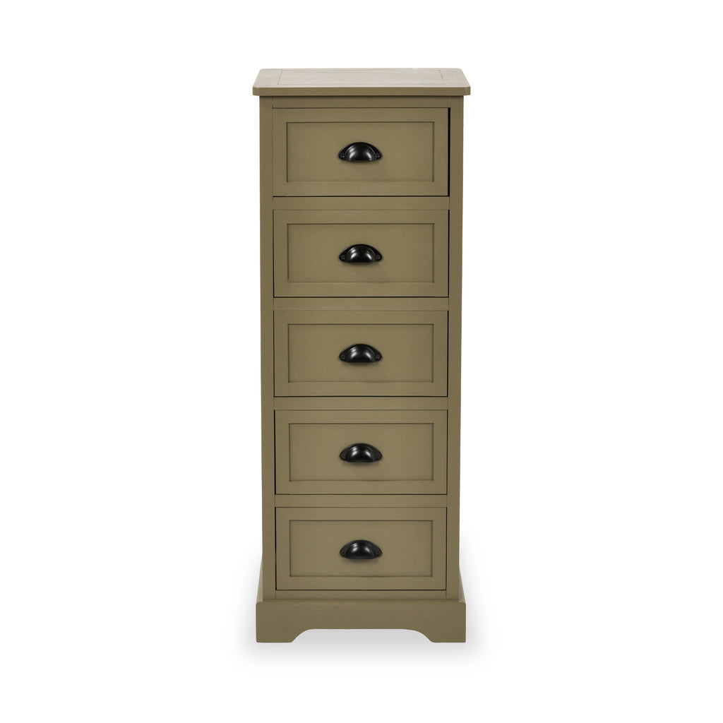 Croft Pine 5 Drawer Tallboy