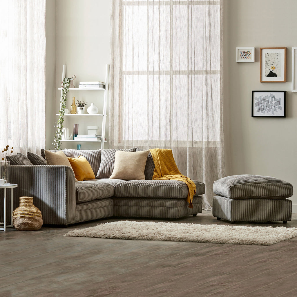 Bletchley Jumbo Cord Footstool