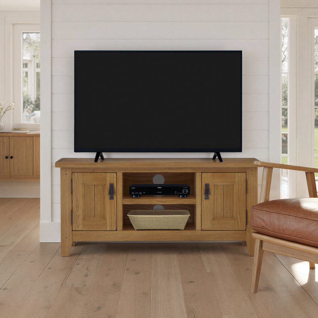 Broadway Oak 120cm TV Unit
