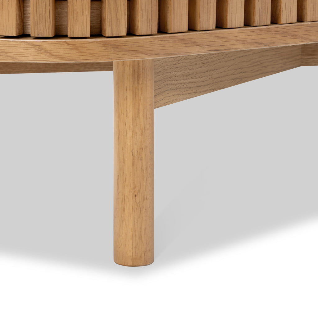 Shorwell Oak Slatted Small Sideboard
