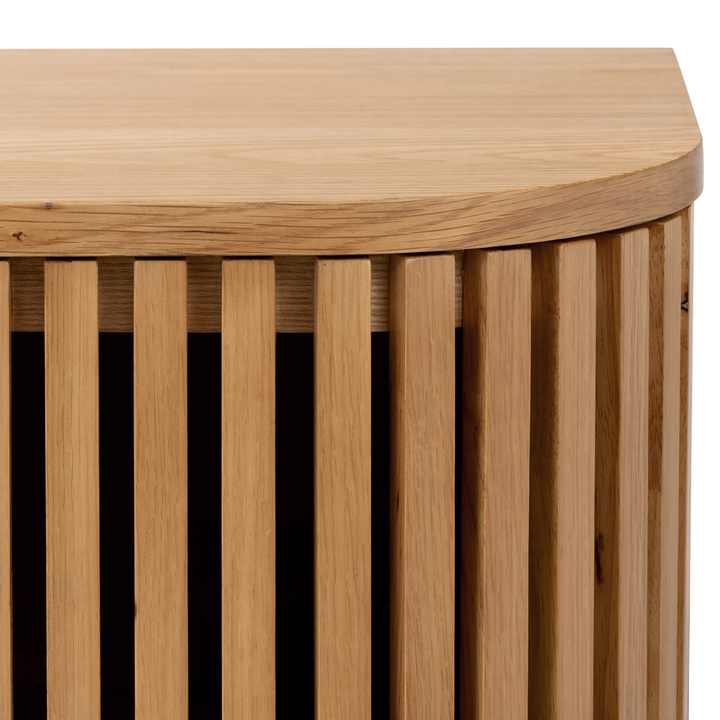 Shorwell Oak Slatted Small Sideboard