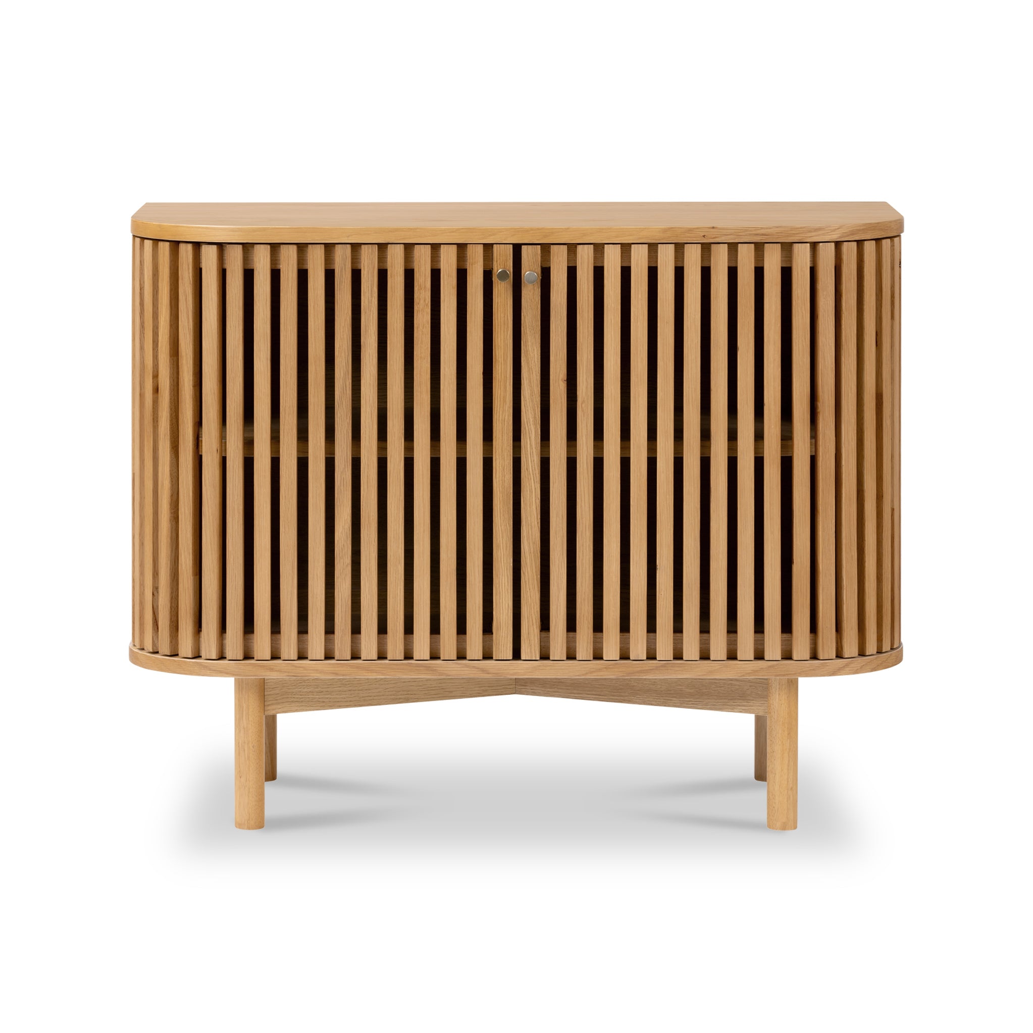 Shorwell Oak Slatted Small Sideboard
