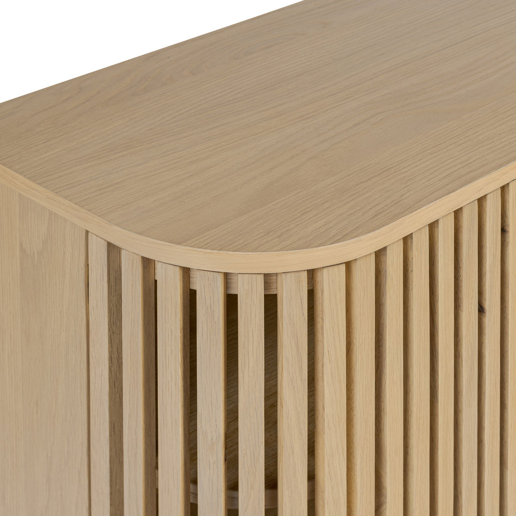 Finch Oak Slatted Small Sideboard