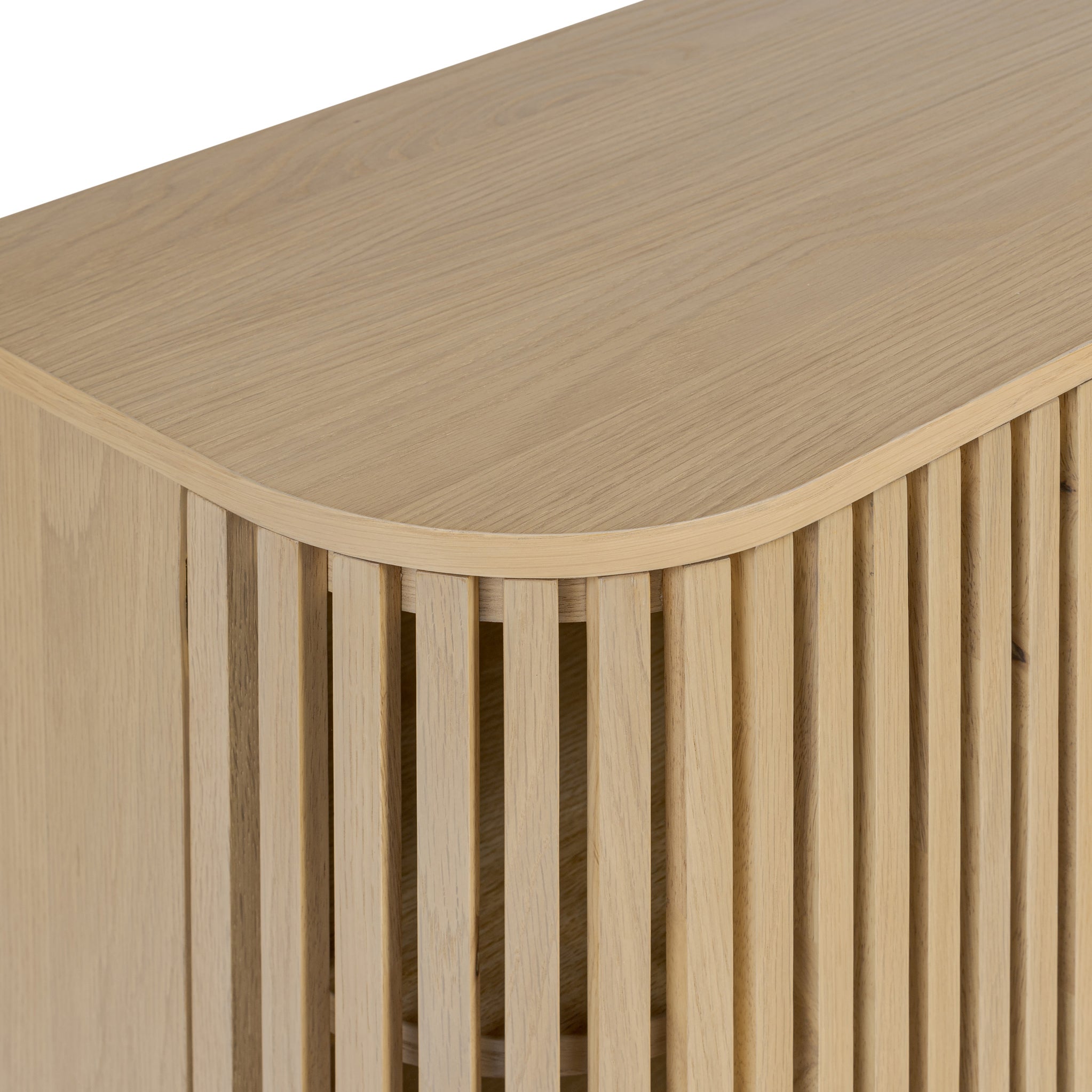 Finch Oak Slatted Small Sideboard