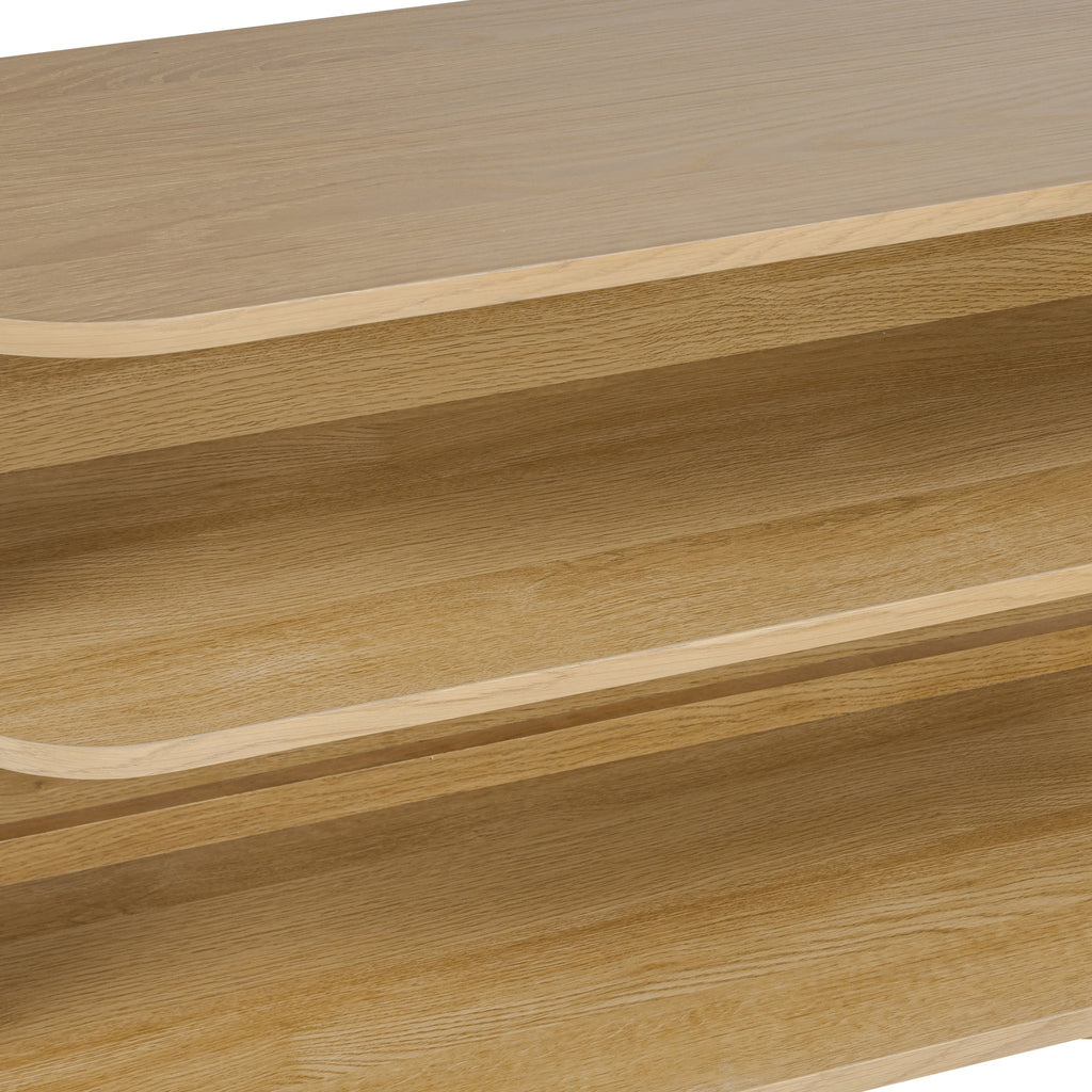 Finch Oak Slatted Small Sideboard