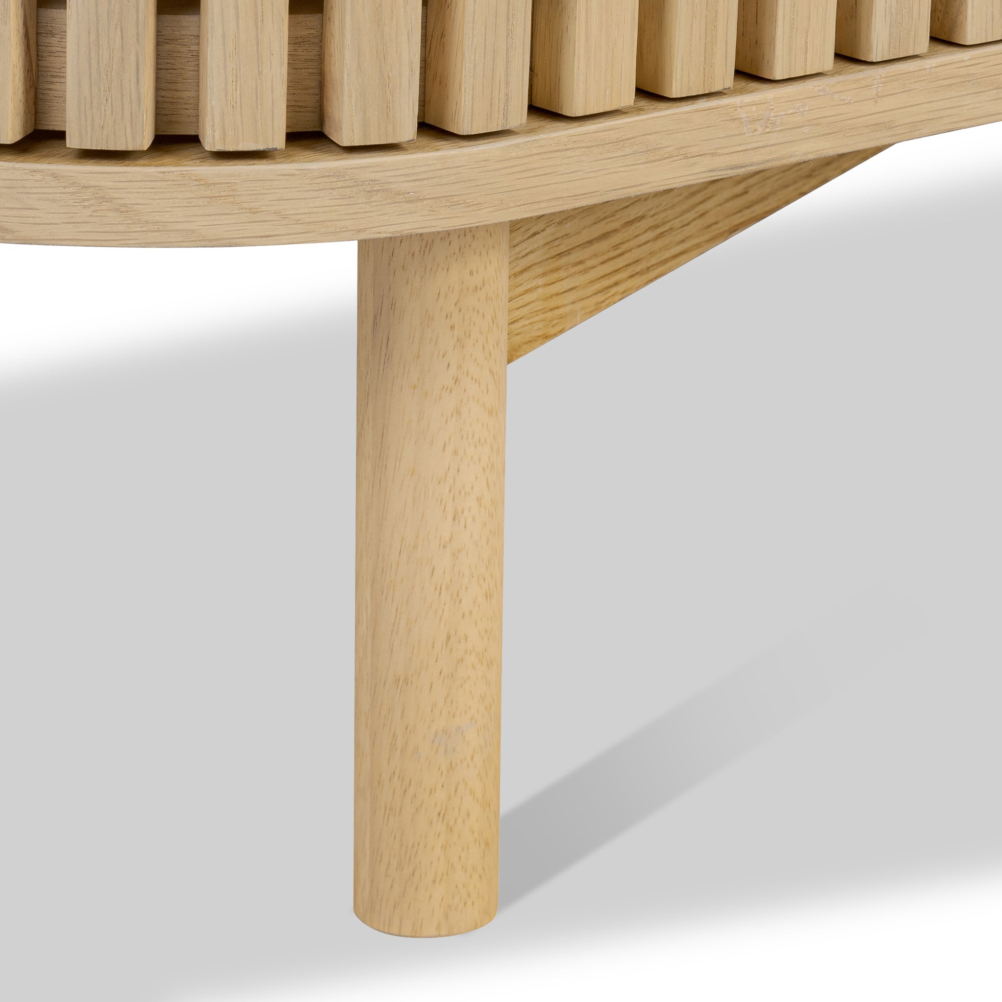 Finch Oak Slatted Small Sideboard