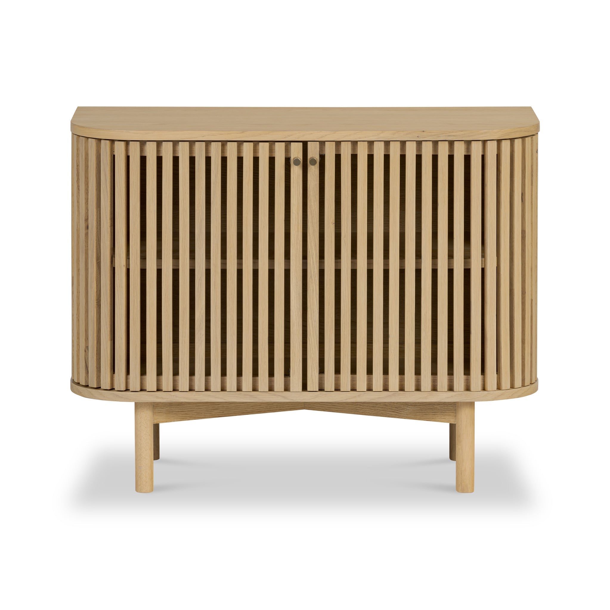 Finch Oak Slatted Small Sideboard