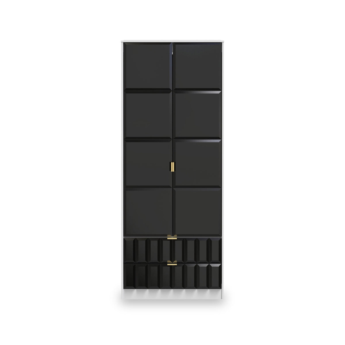 Harlow 2 Door 2 Drawer Panelled Wardrobe