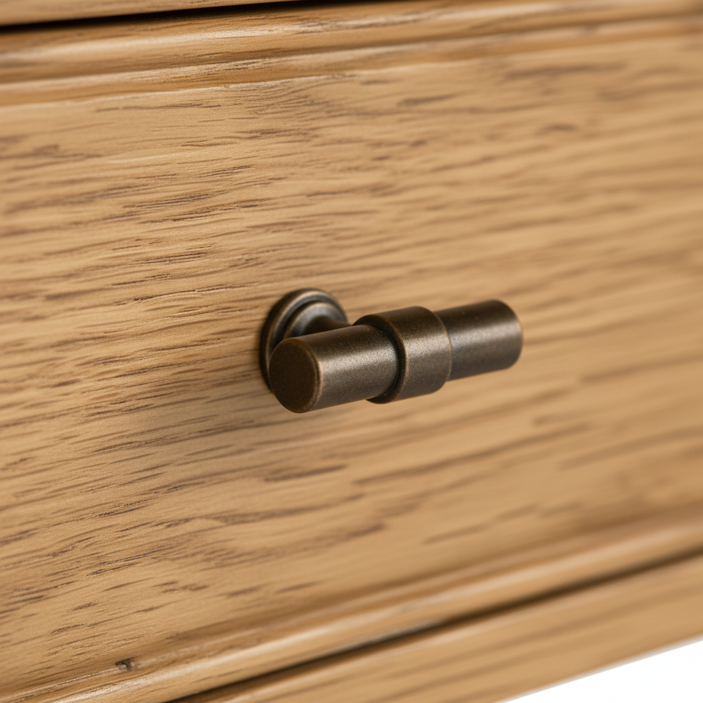 Alderley Oak Console Table With Shelf