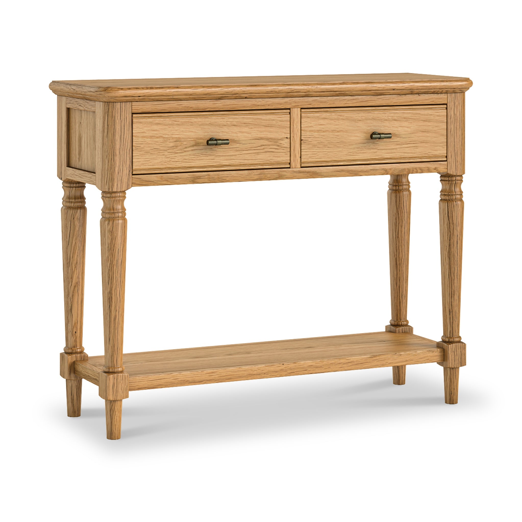 Alderley Oak Console Table With Shelf