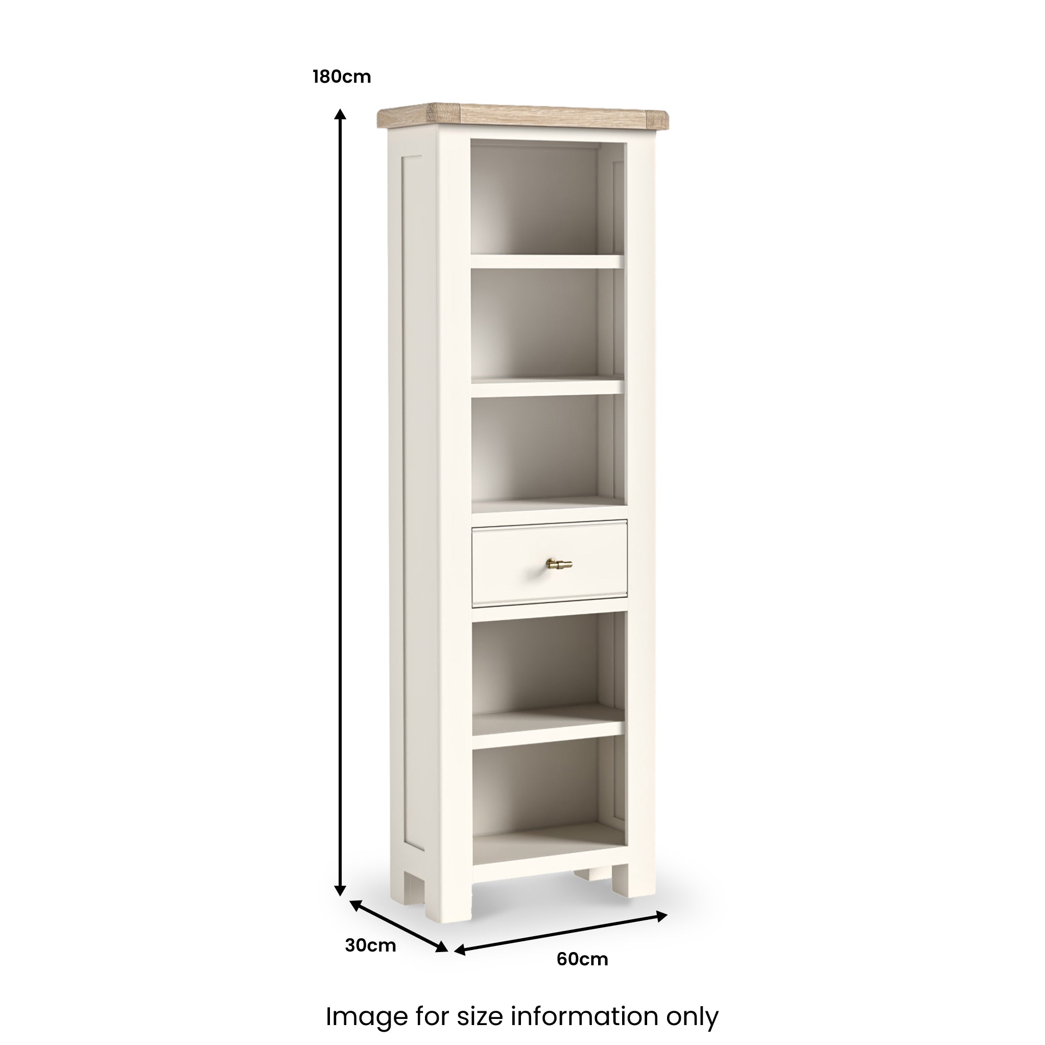 Belmont Slim Bookcase