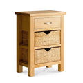 London Oak Telephone Table with Baskets