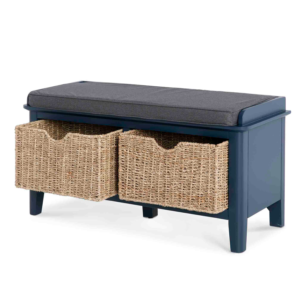 Stirling Blue Storage Bench