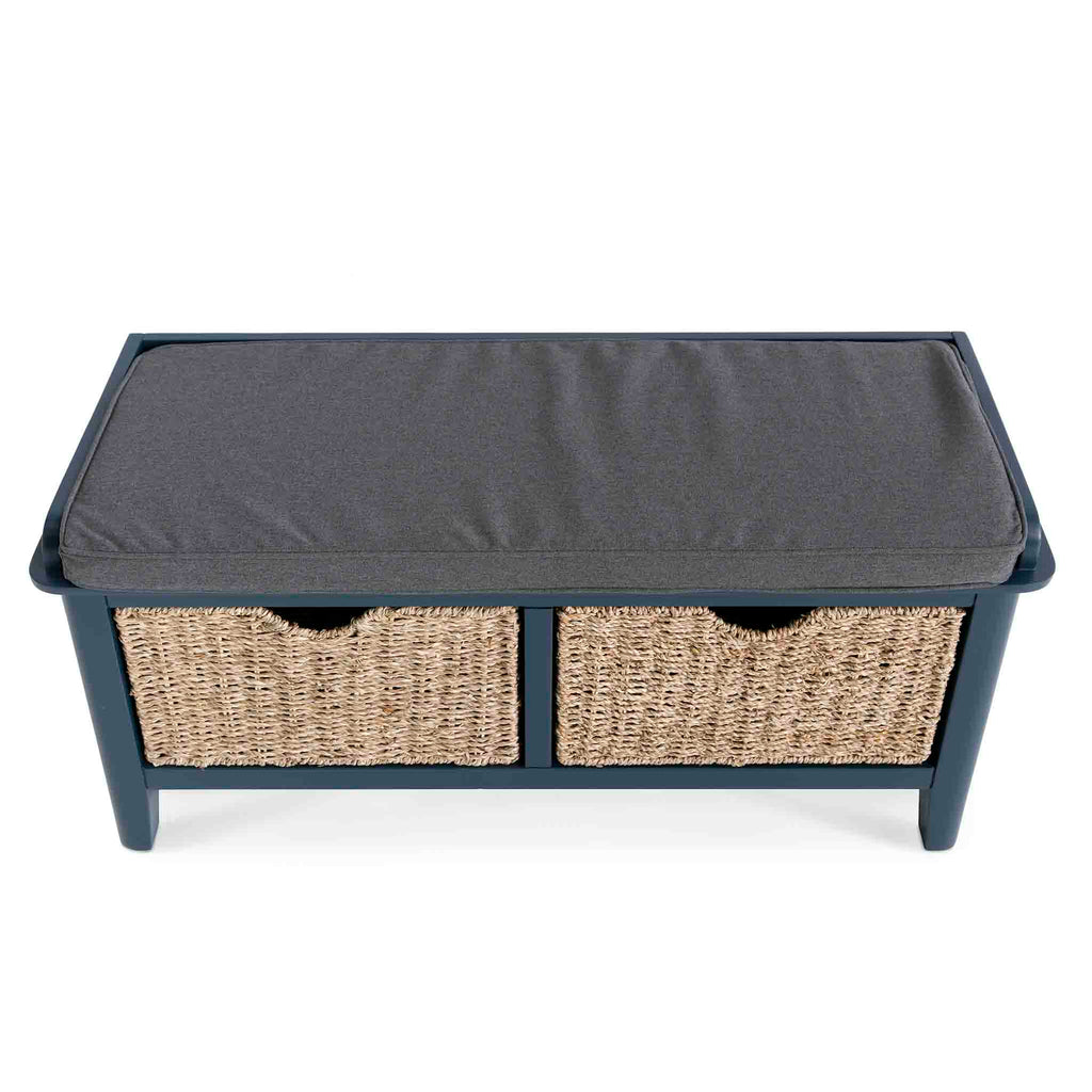 Stirling Blue Storage Bench