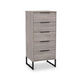 Ashbourne 5 Drawer Tallboy