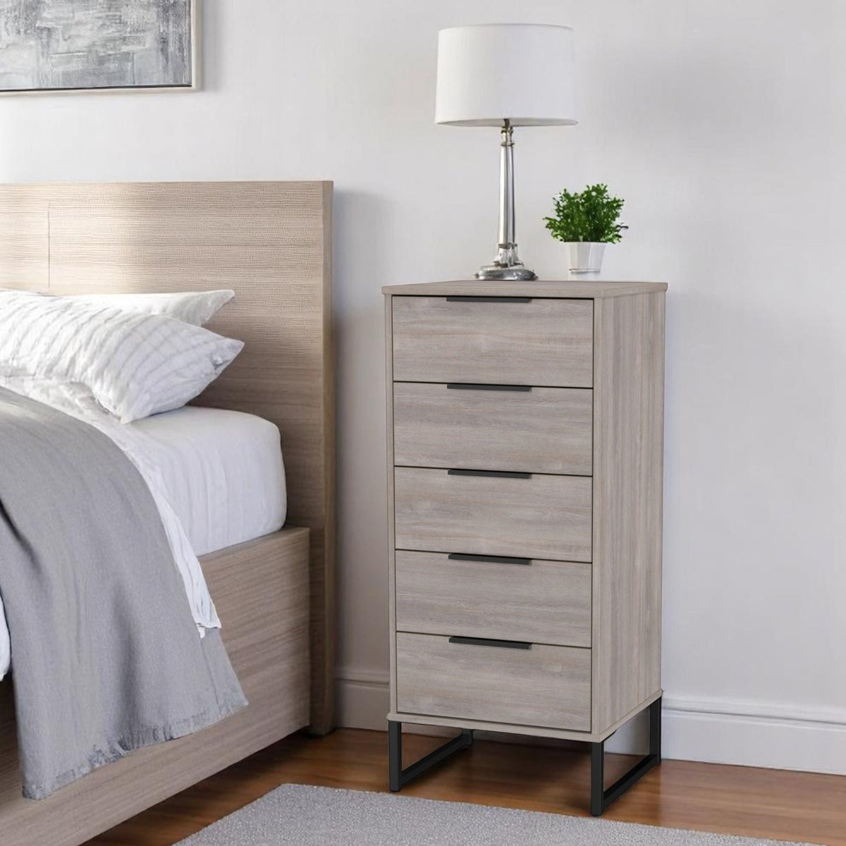 Ashbourne 5 Drawer Tallboy