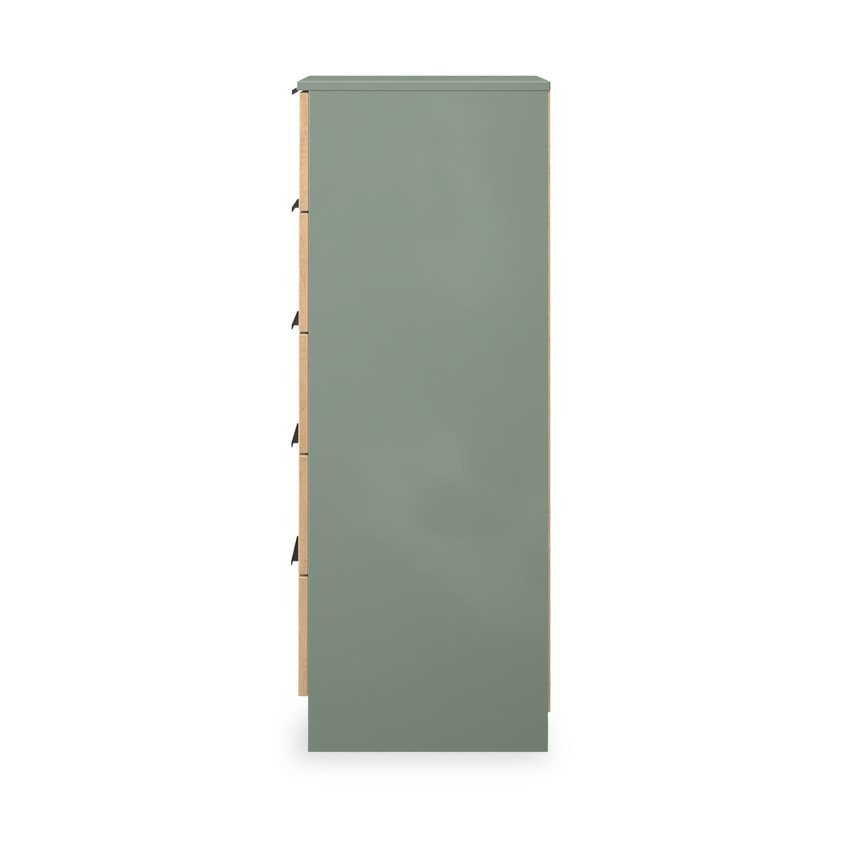 Jago Slatted Effect 5 Drawer Slim Tallboy