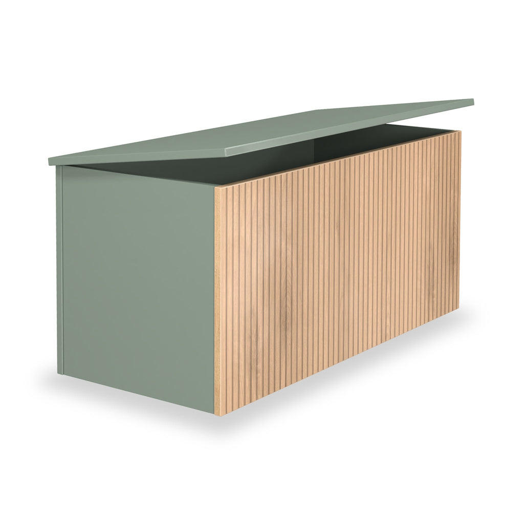 Jago Slatted Effect Blanket Box