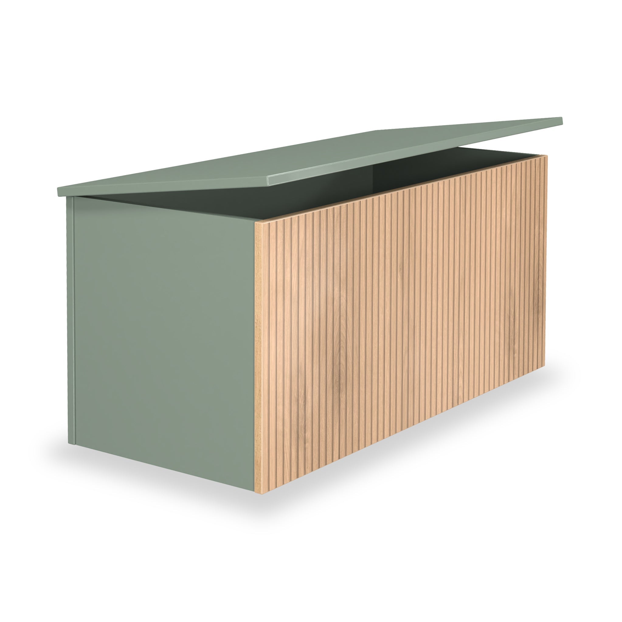 Jago Slatted Effect Blanket Box
