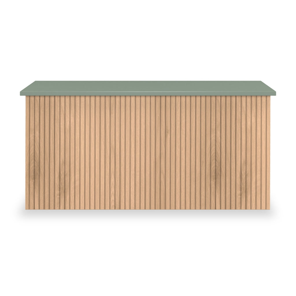 Jago Slatted Effect Blanket Box