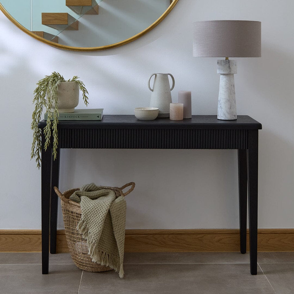 Raleigh Black Console Table