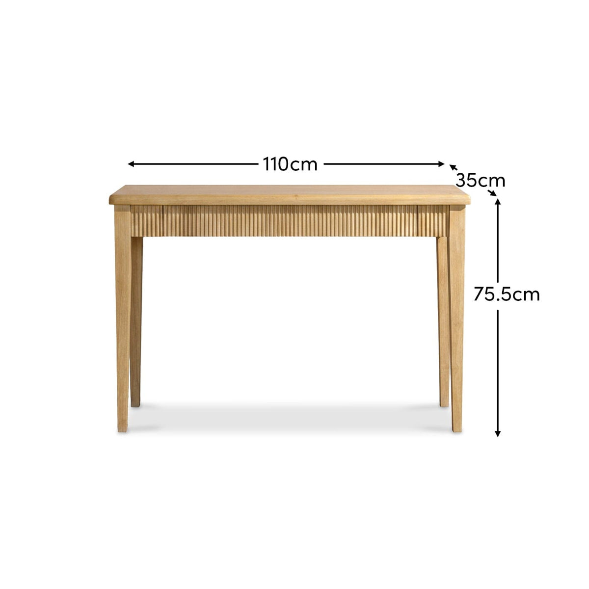 Raleigh Whitewash Console Table