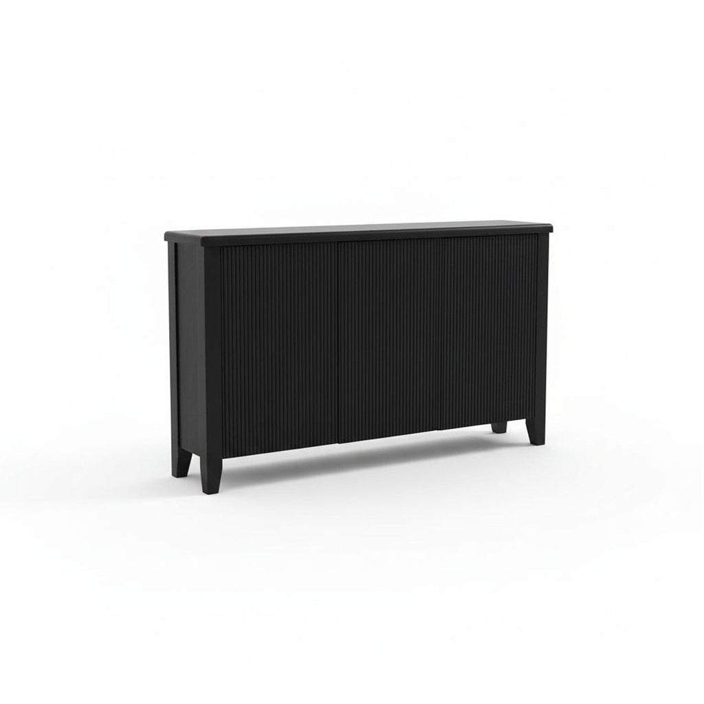 Raleigh 3 Door Large Sideboard - Black