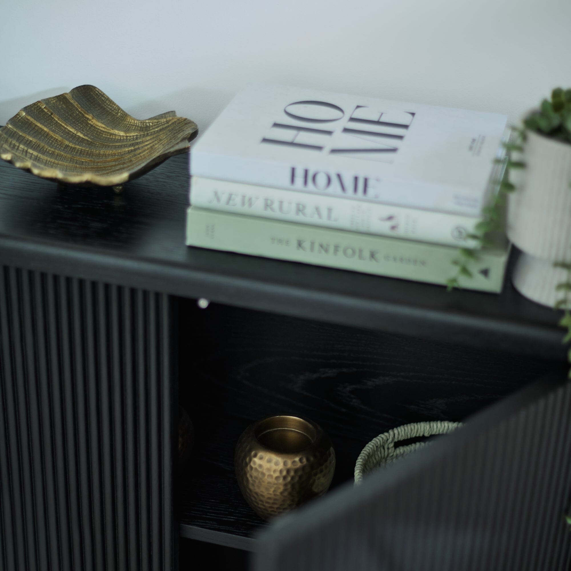 Raleigh 3 Door Large Sideboard - Black