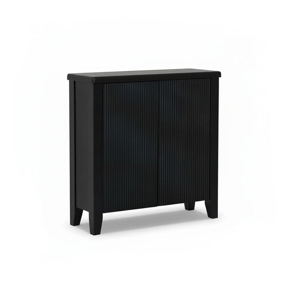 Raleigh 2 Door Small Sideboard - Black