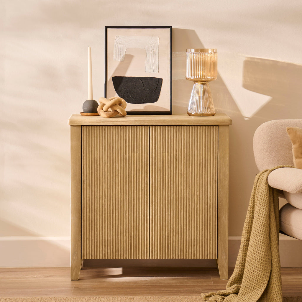 Raleigh 2 Door Small Sideboard - Whitewash