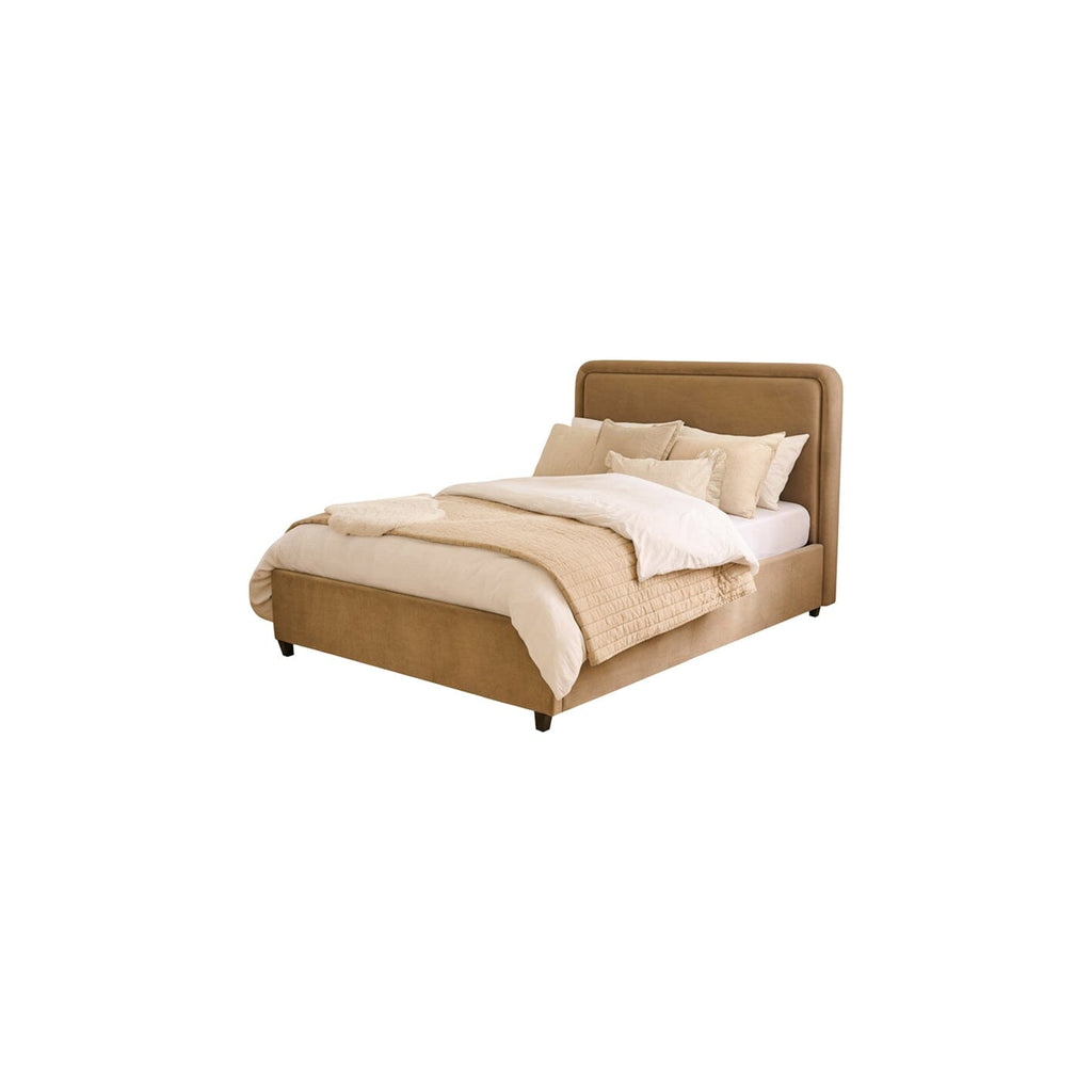 Robyn King Ottoman Bed - Driftwood