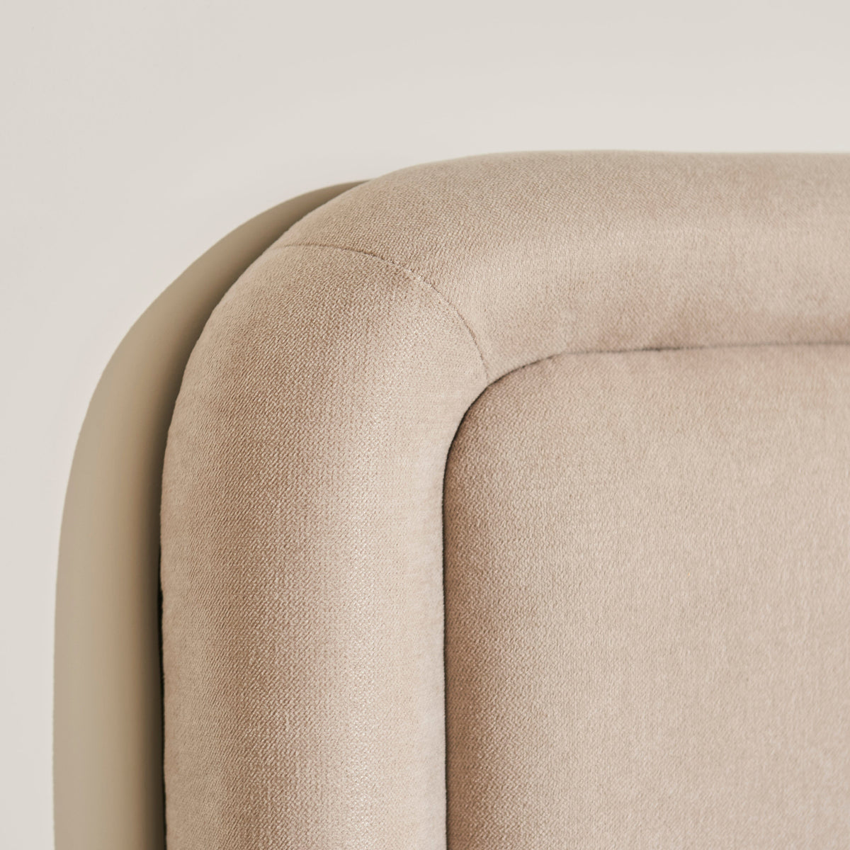 Robyn Double Ottoman Bed - Soft Beige