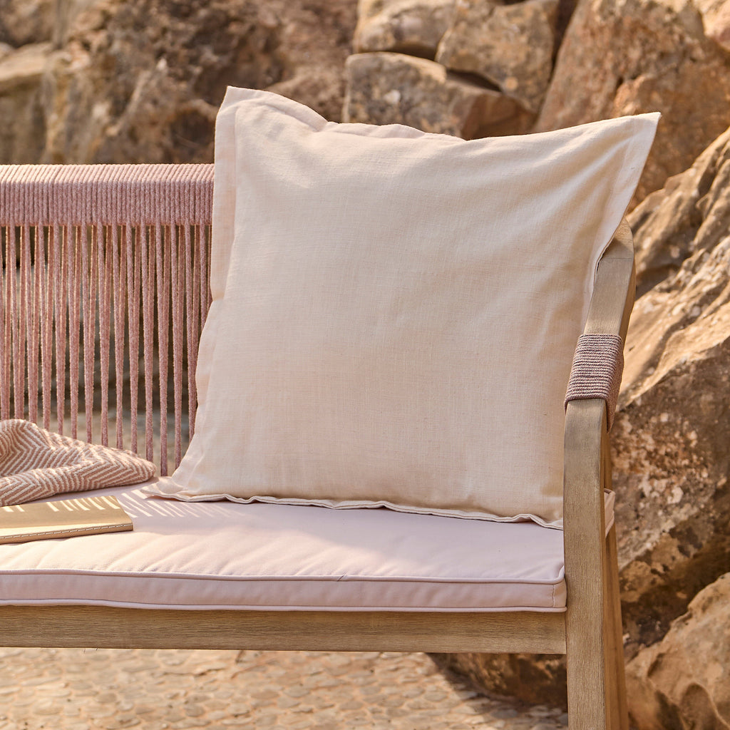 Shiro Wooden Garden Bench - Pink