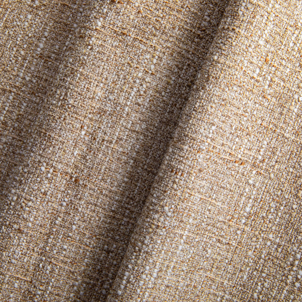 Halton Footstool | Speckled Latte Boucle