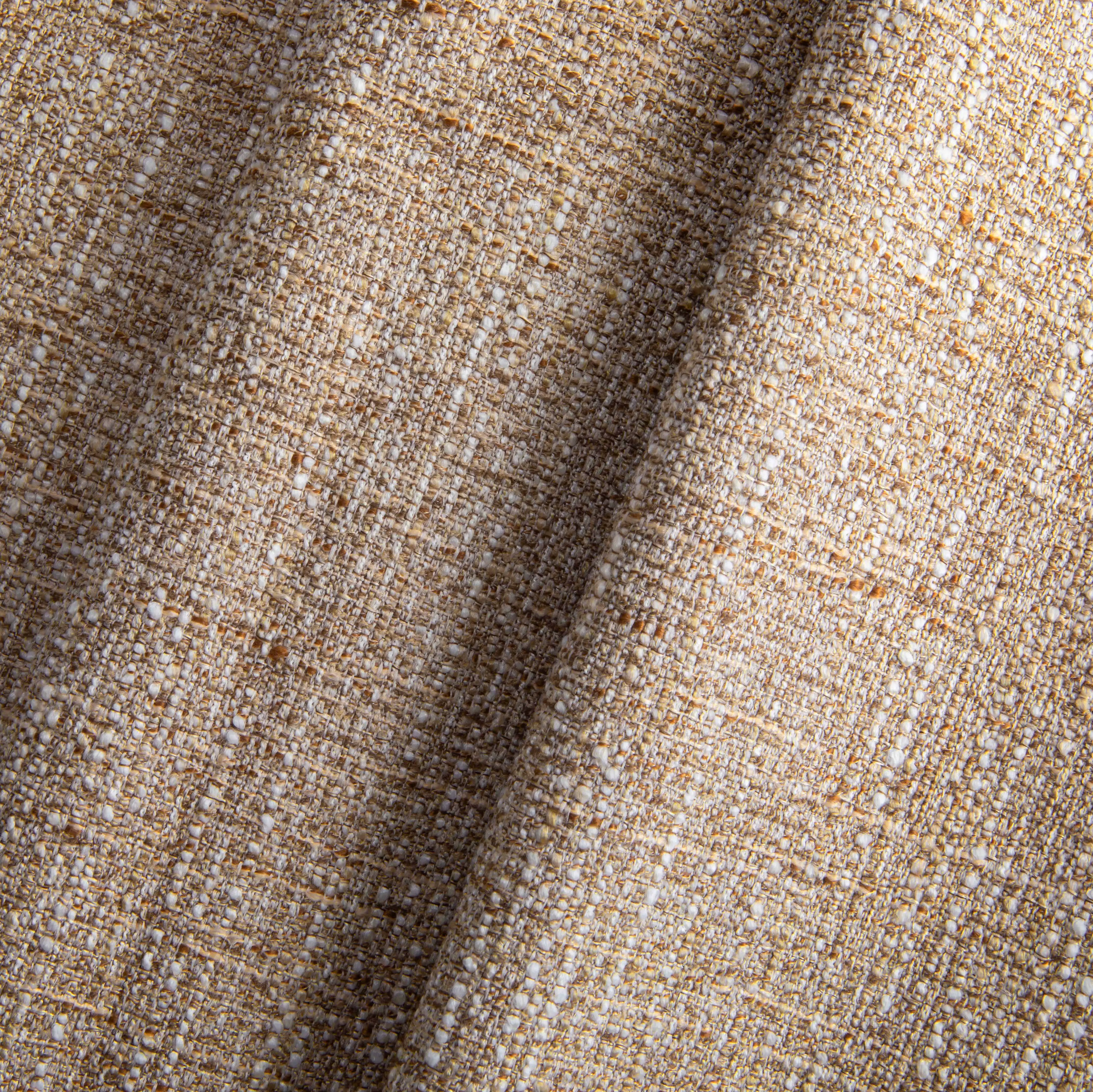 Halton Footstool | Speckled Latte Boucle
