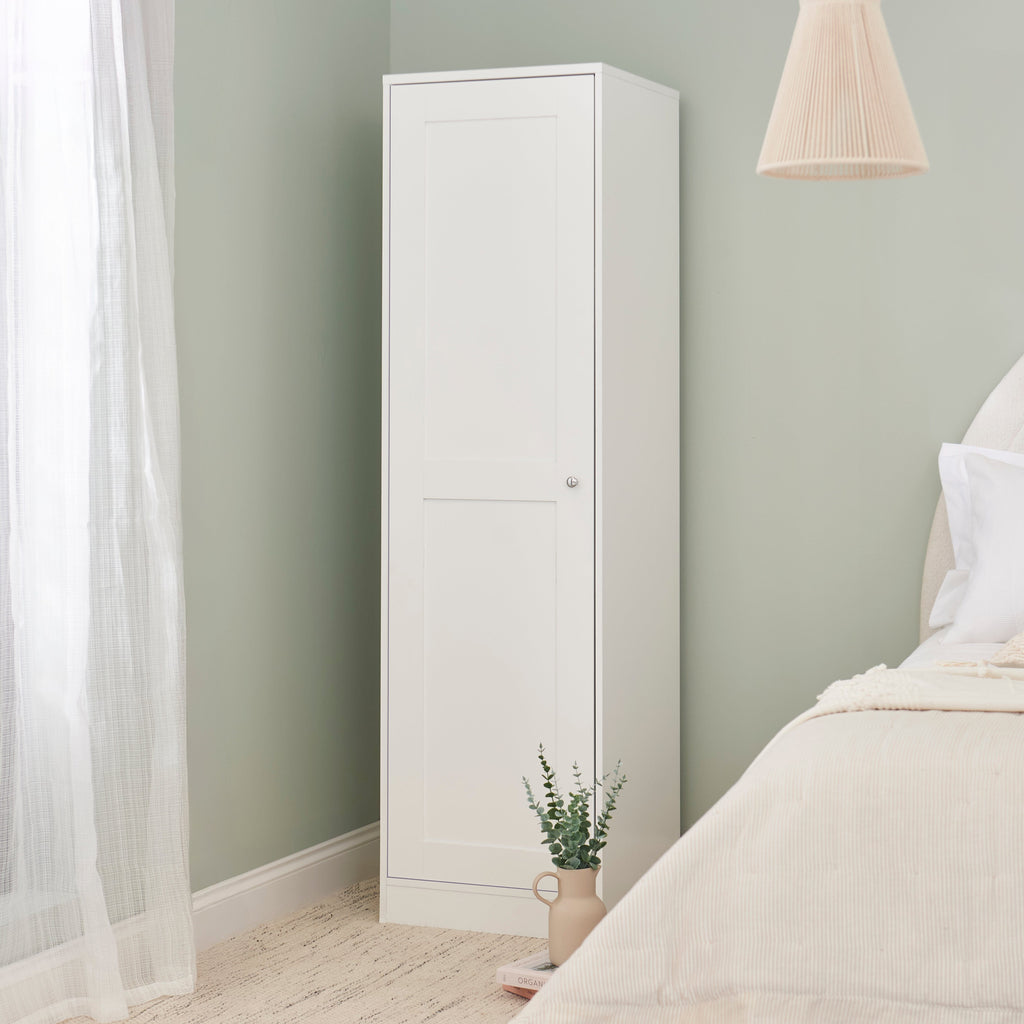 Stevie Single Wardrobe - White