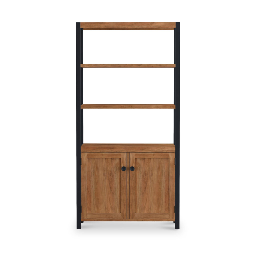 Dunstan Acacia Tall Display Bookcase