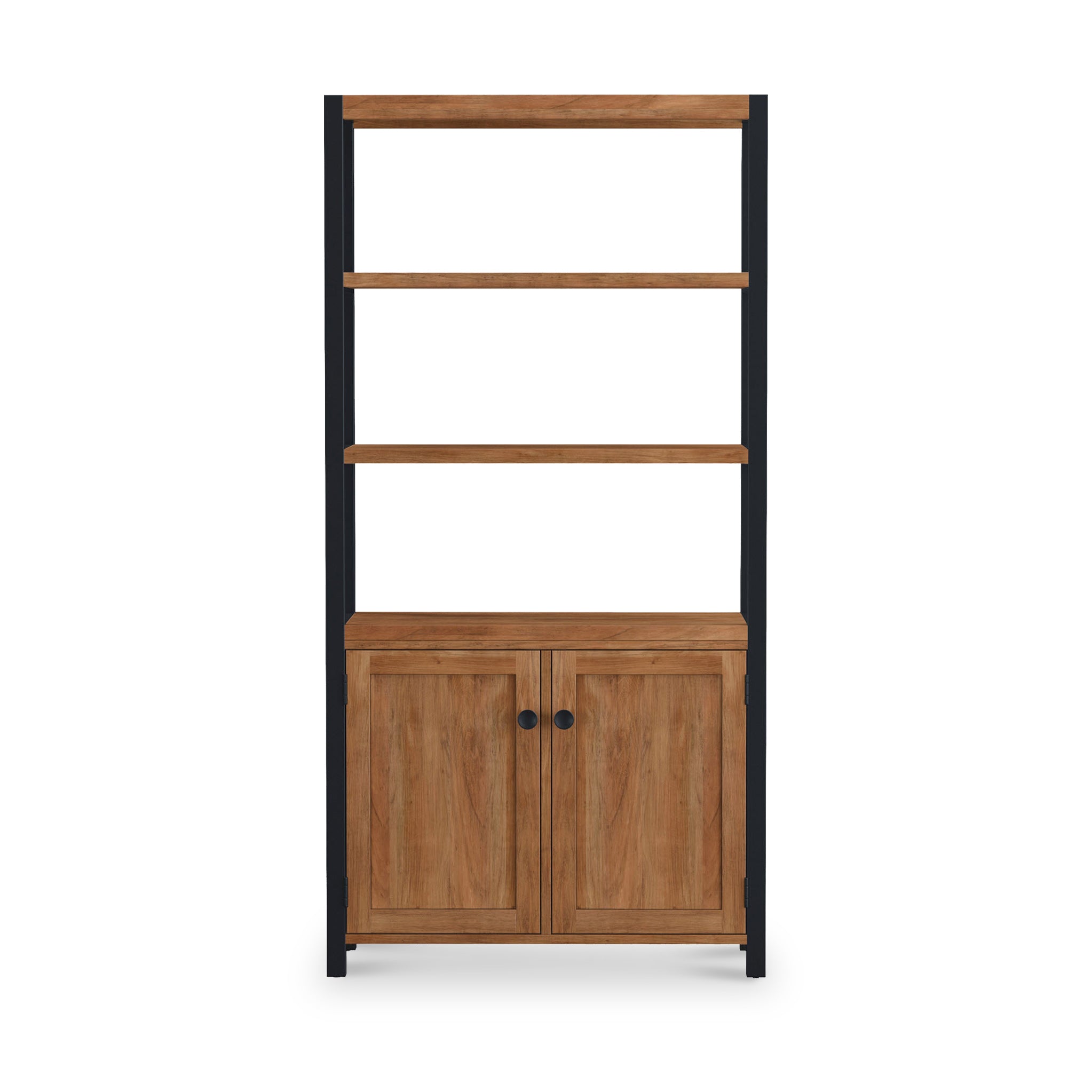 Dunstan Acacia Tall Display Bookcase