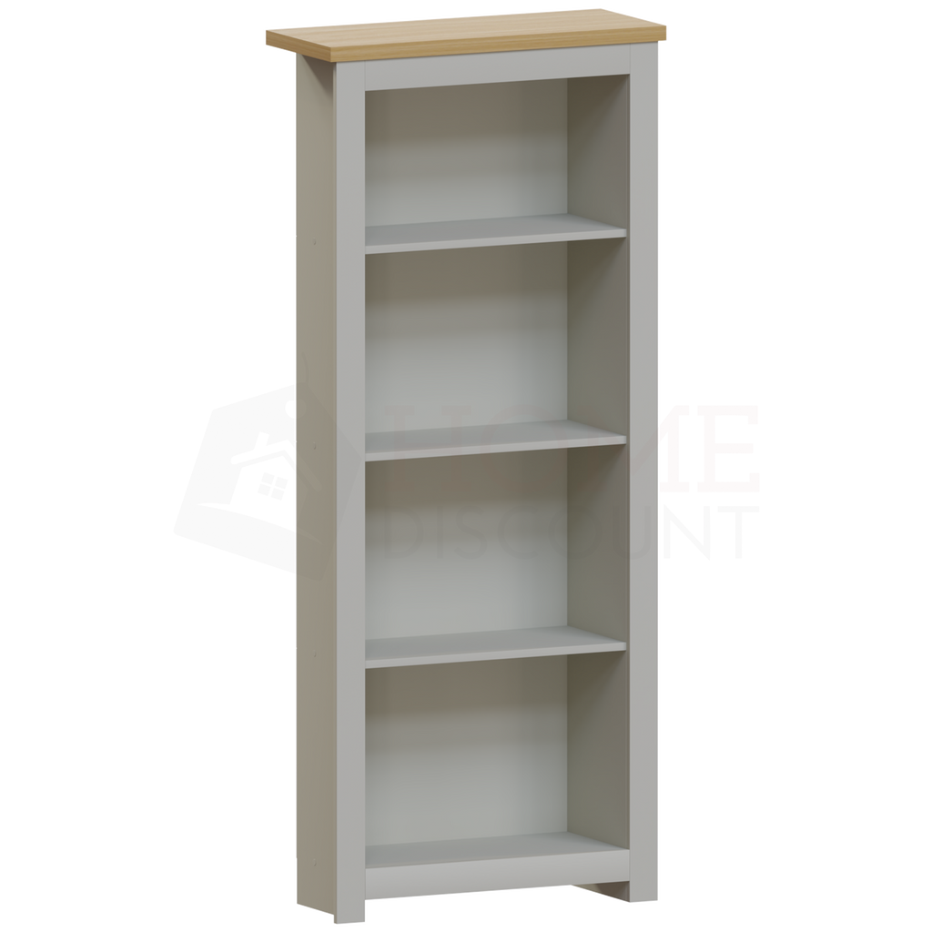 Arlington 4-Tier Bookcase - Grey